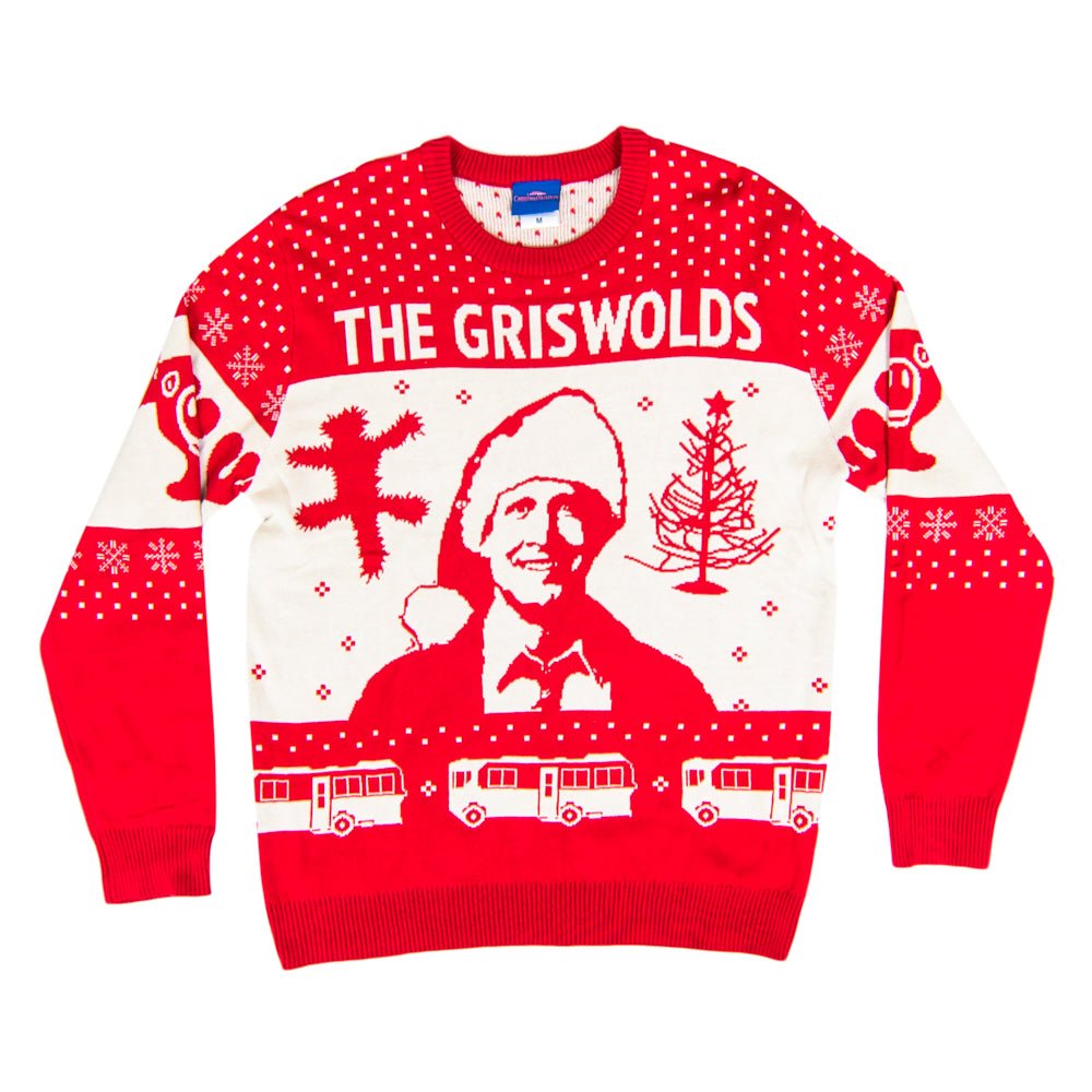 Christmas Vacation The Griswold's Threshold Clark Santa Hat Ugly Christmas Sweater - TVStoreOnline