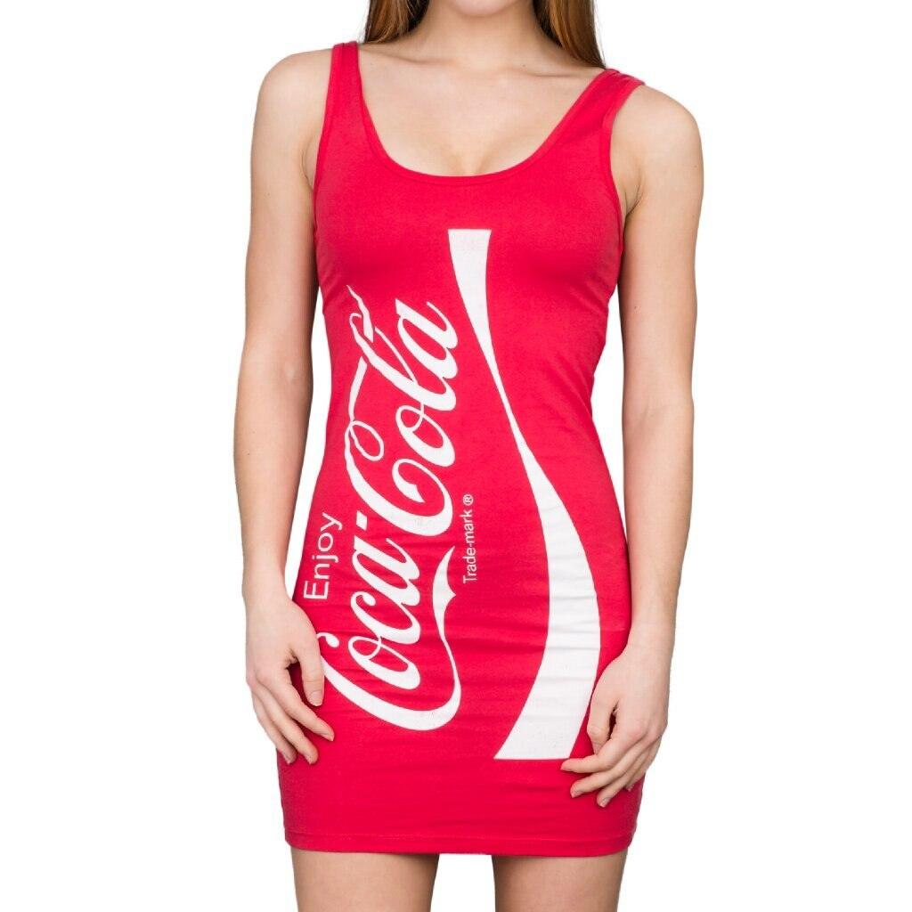 Coke Coca Cola Tunic Tank Halloween Cosplay Tank Top Dress