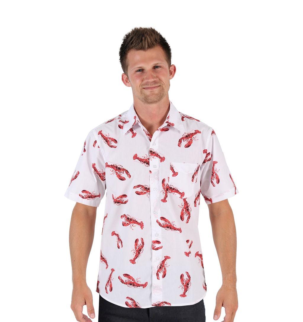 Cosmo Kramer Lobster Button-Up Shirt-tvso