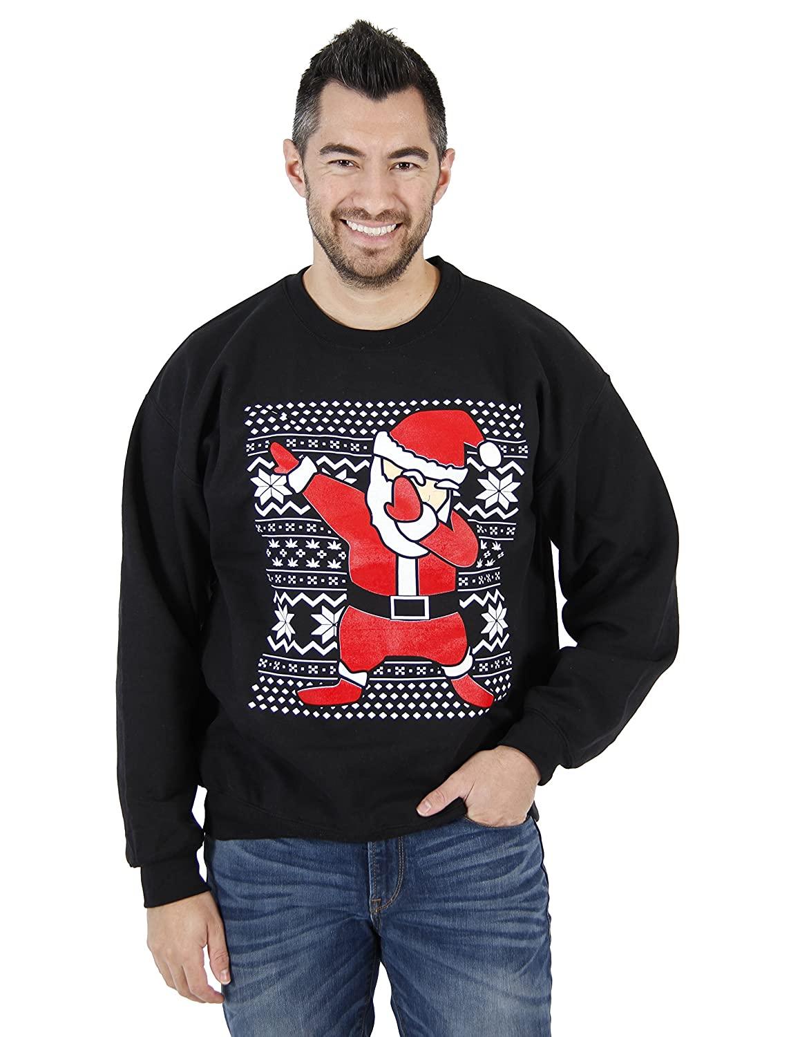 Dabbing Santa Ugly Christmas Sweatshirt - TVStoreOnline