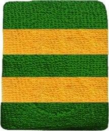 Dale Green & Gold Terry Wristband (1 Wristband)-tvso