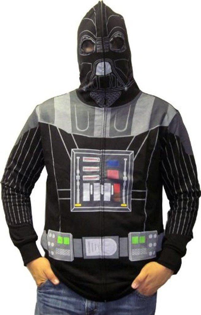 Darth Vader Costume Mask Hooded Sweatshirt Hoodie Jacket-tvso