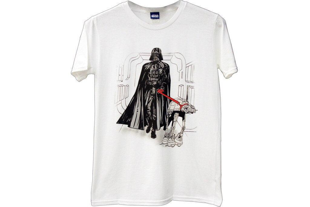 Darth Vader Through Hallway Walking At-At Dog T-shirt-tvso