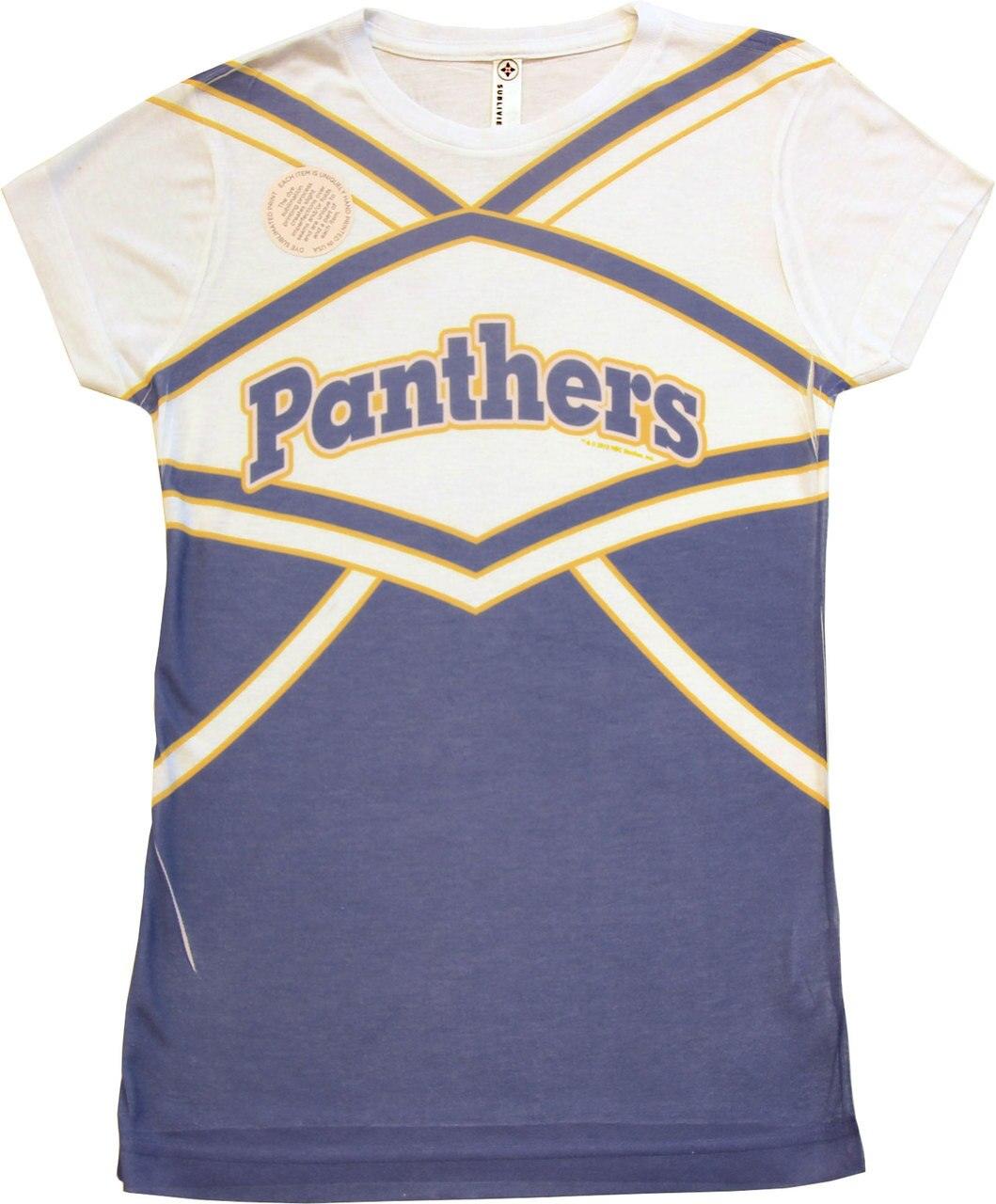 Dillon Panthers Cheer Uniform SUBLIMATED T-Shirt Tee-tvso