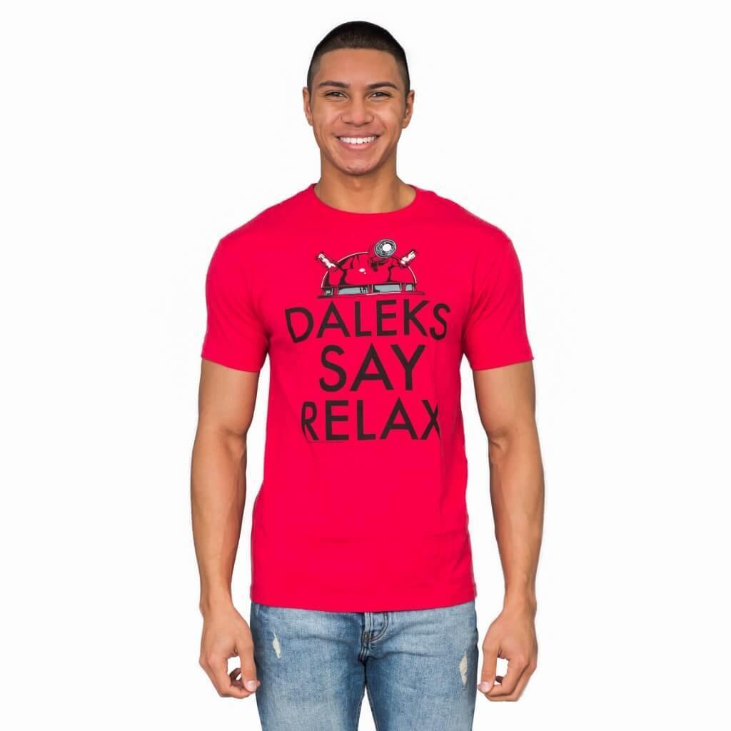 Doctor Who Daleks Say Relax T-Shirt-tvso