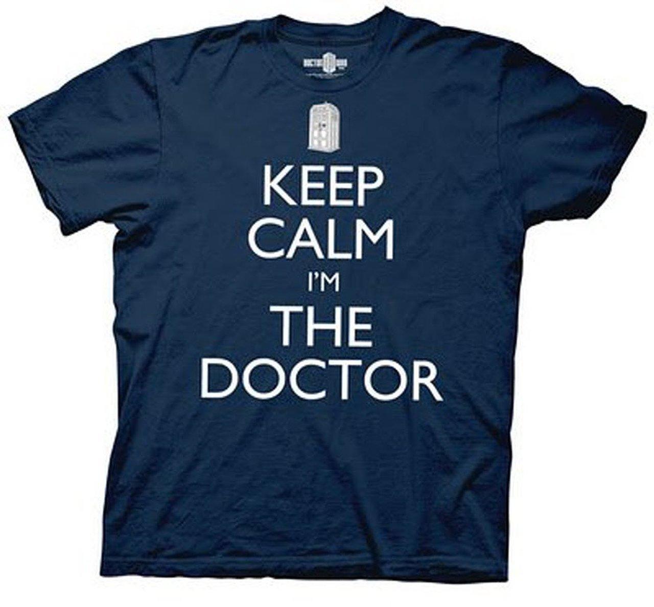Doctor Who Keep Calm I'm The Doctor T-shirt-tvso