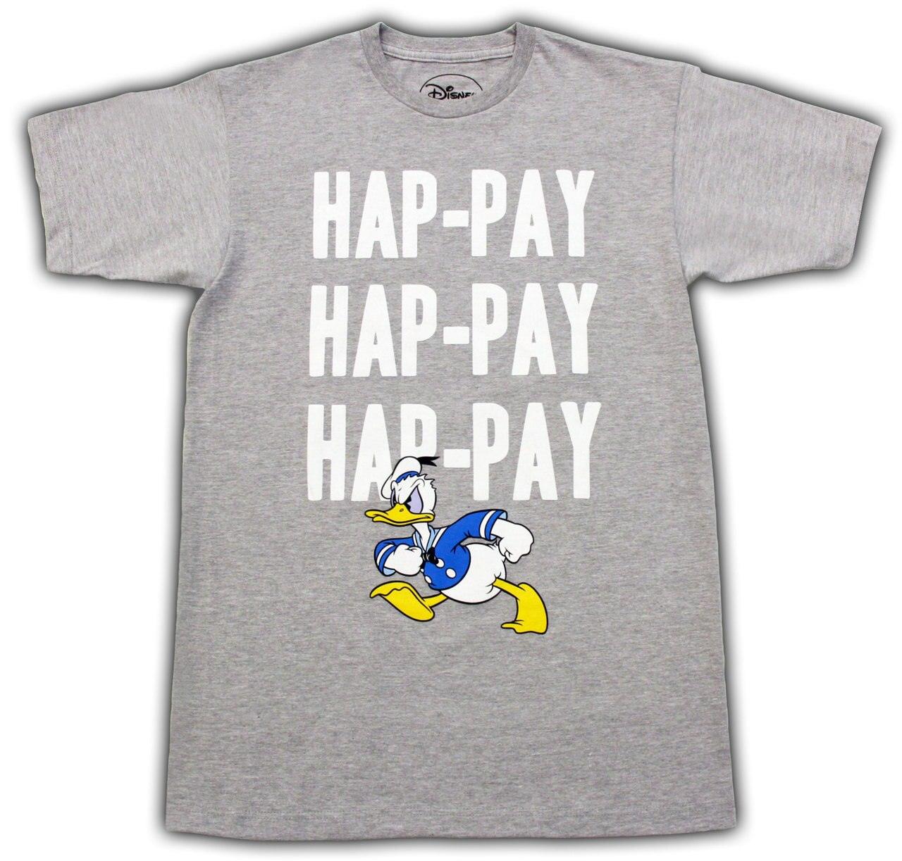 Duck Dynasty Donald Duck Hap-Pay T-Shirt-tvso