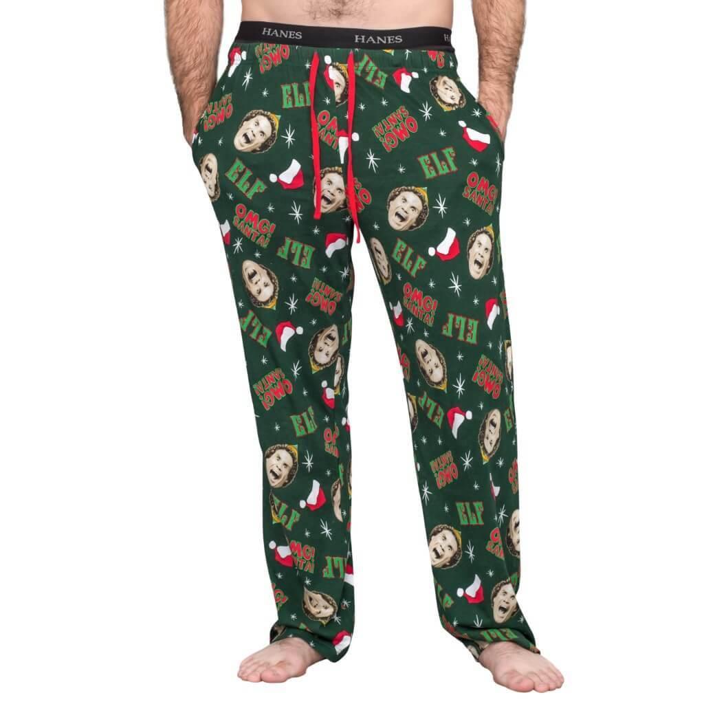 Elf OMG! Santa! Adult Pajamas Lounge Pants-tvso