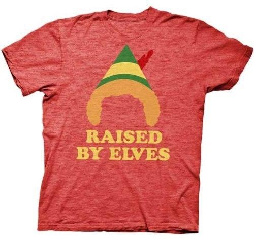Elf Raised by Elves Heathered T-shirt-tvso