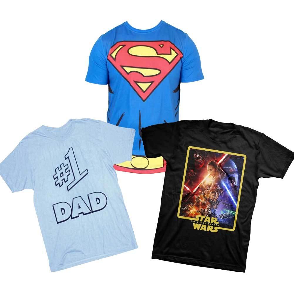 Fathers Day Gift - 3 Super Dad T-Shirts Combo-tvso