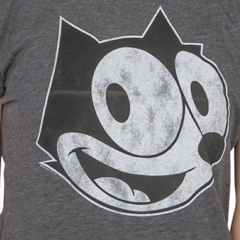 Felix the Cat Distressed Face T-shirt-tvso