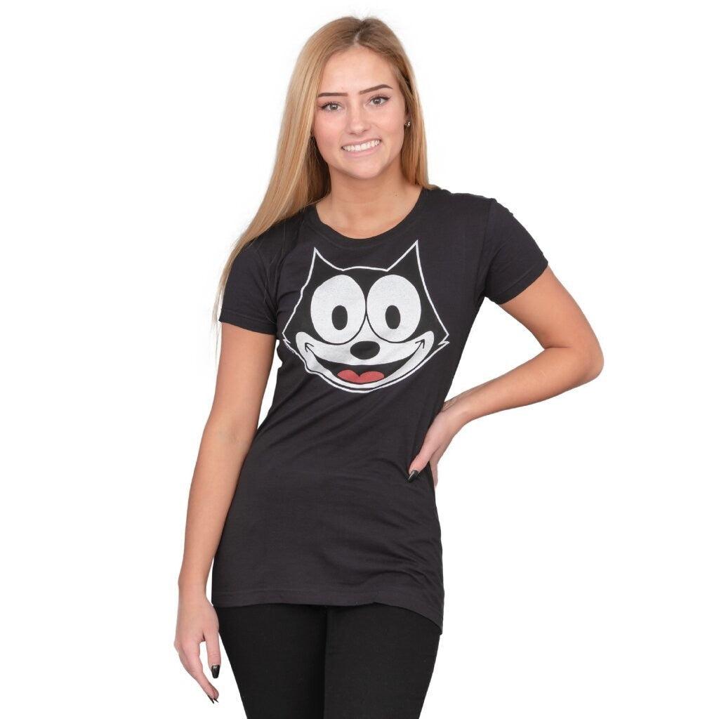 Felix the Cat Face Outline T-shirt-tvso