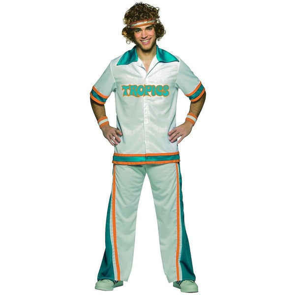 Semi-Pro Flint Tropics Warm Up Suit Adult Costume - Jackie Moon