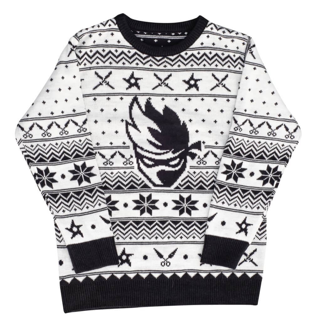 Fortnite Ninja Logo Christmas Sweater - TVStoreOnline