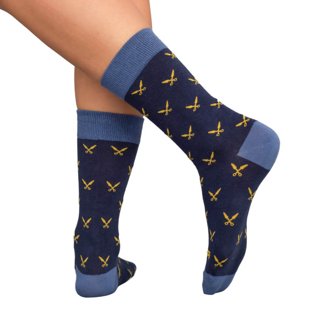 Fortnite Ninja Navy & Blue Socks with Daggers - Adult - TVStoreOnline