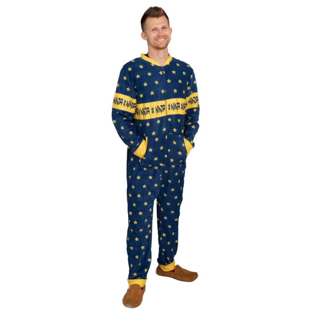 Fortnite Ninja Shurikens Christmas Pattern Jumpsuit - TVStoreOnline