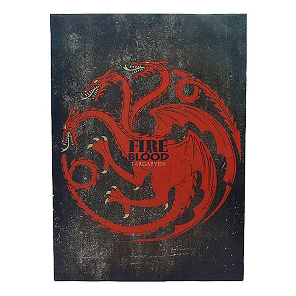 Game of Thrones Targaryen Sigil Canvas Banner-tvso
