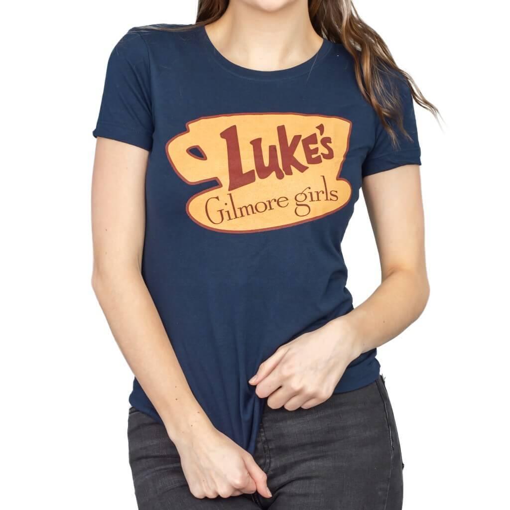 Gilmore Girls Luke's Diner Juniors T-shirt-tvso