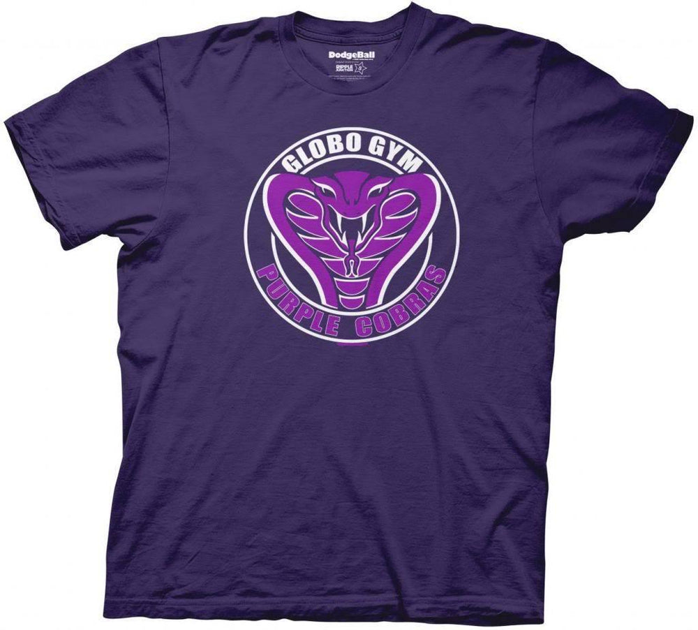 Dodgeball Globo Gym Purple Cobras Adult Costume Performance Shirt