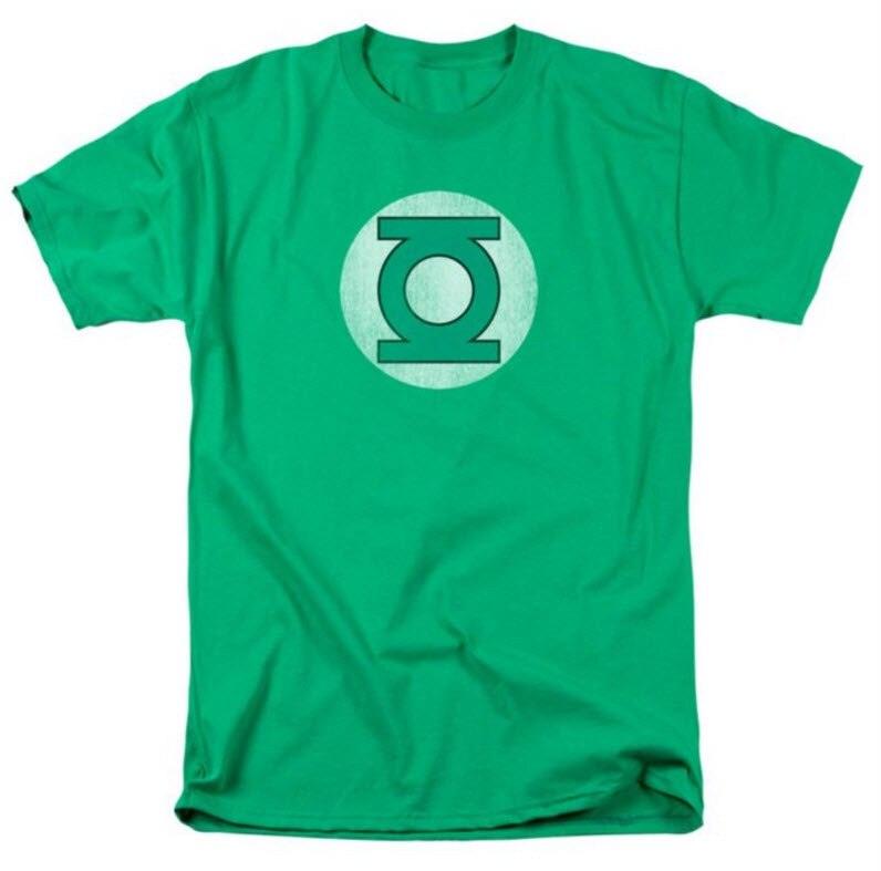 Green Lantern Distressed Logo T-shirt-tvso