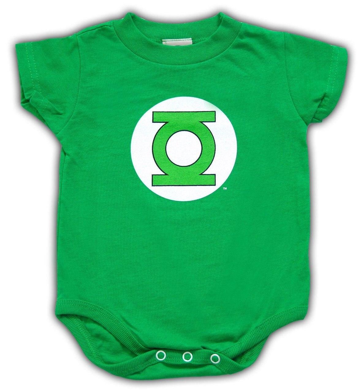 Green Lantern LogoSnapsuit Baby Romper-tvso