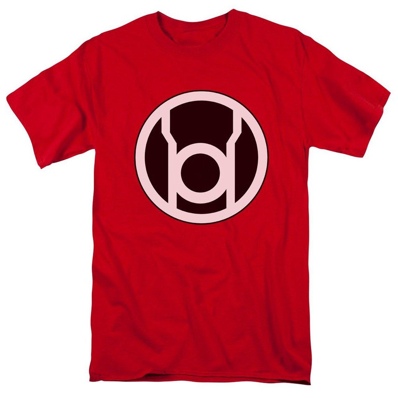 Green Lantern Red Lantern Corps Symbol T-Shirt-tvso
