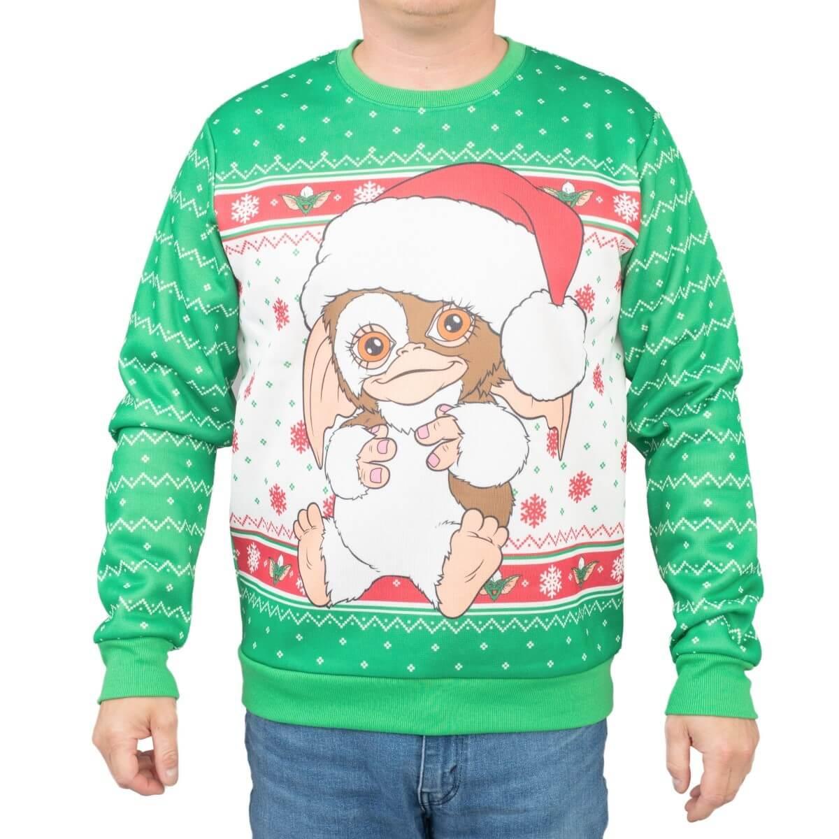 Gremlins Gizmo Santa Ugly Christmas Sweater-2
