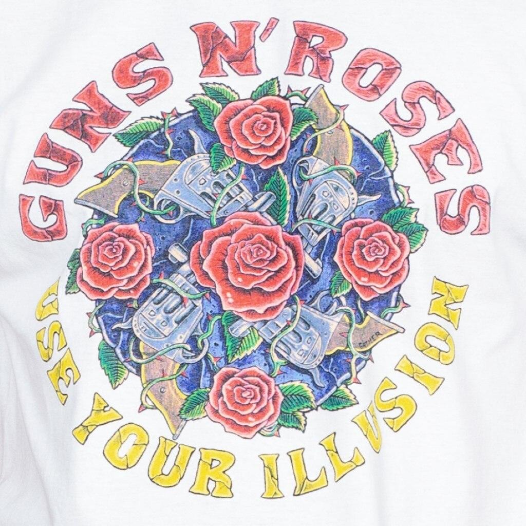Guns n' Roses Use Your Illusion White T-Shirt-tvso