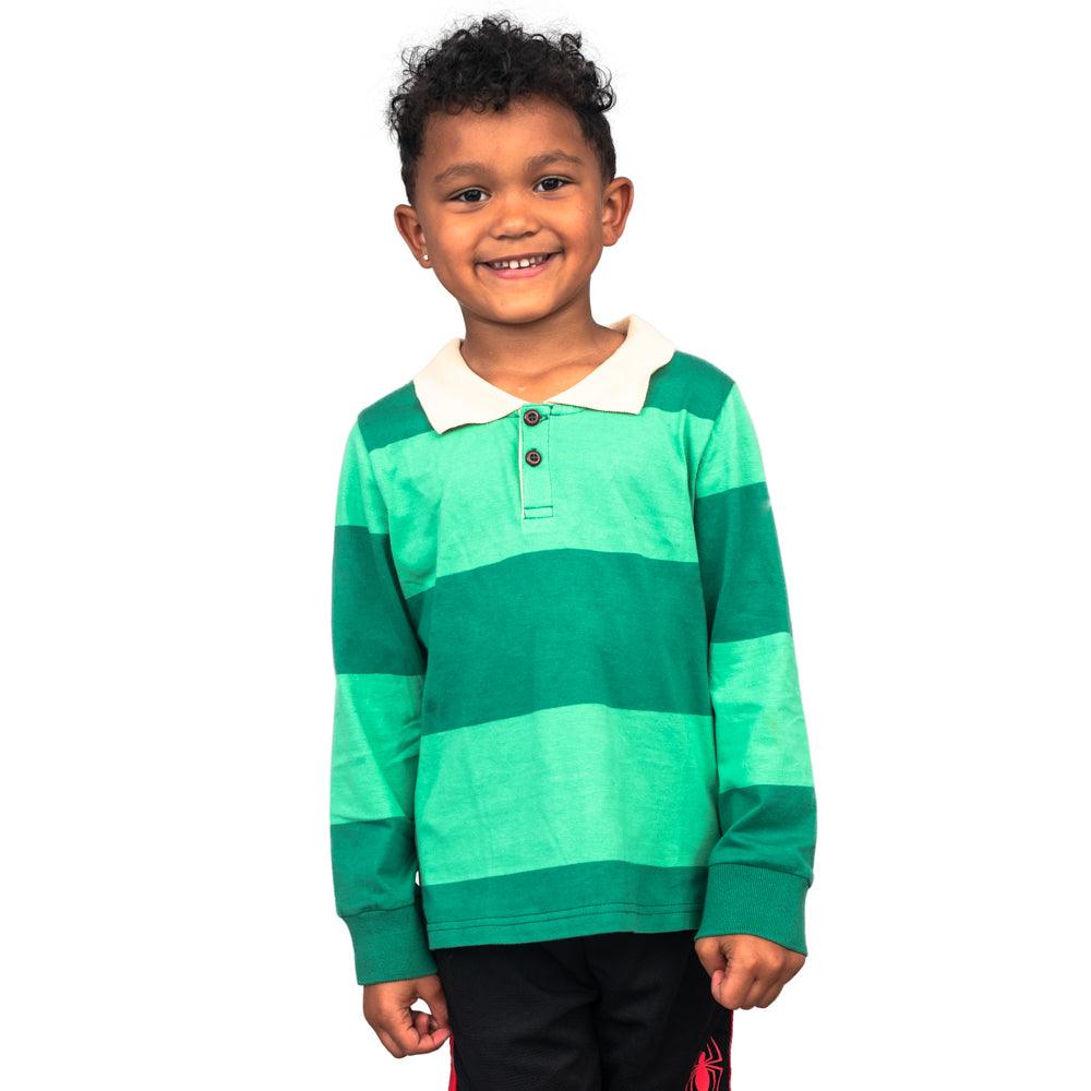 Halloween Costume "Blue and Detective" Striped Kids Shirt