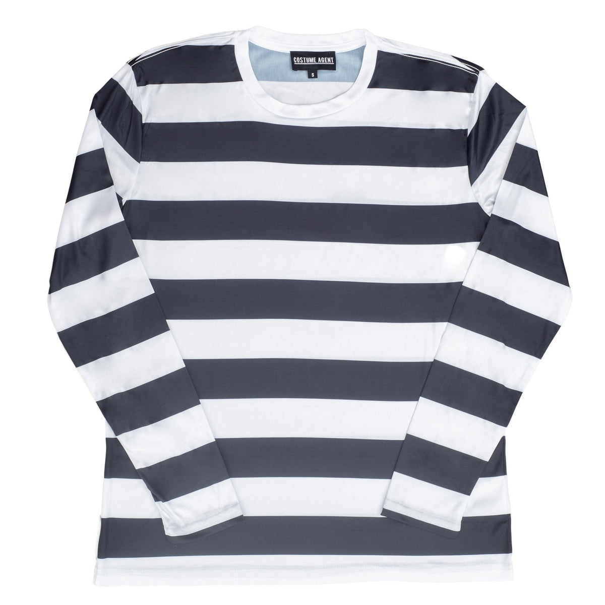 Halloween Costume Waldo Robber Striped Long Sleeve Shirt - TVStoreOnline