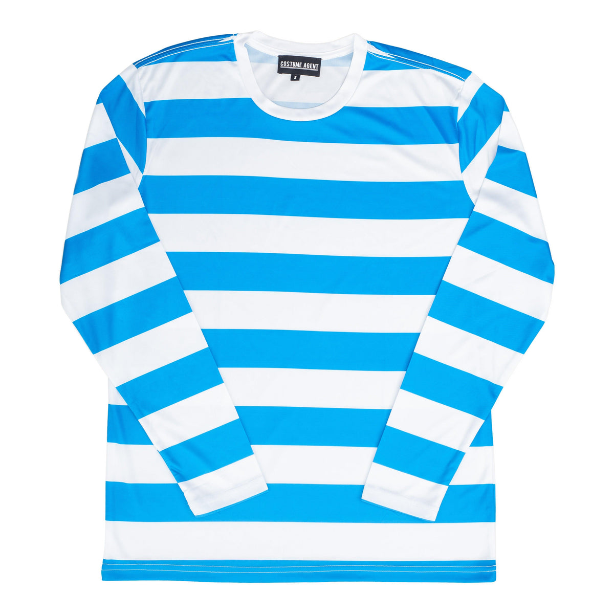 Halloween Costume Waldo Robber Striped Long Sleeve Shirt - TVStoreOnline