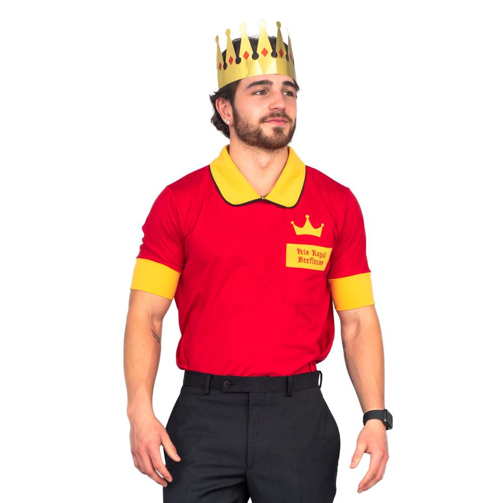 His Royal Beefiness King Halloween Costume T-shirt and Crown Cosplay - TVStoreOnline