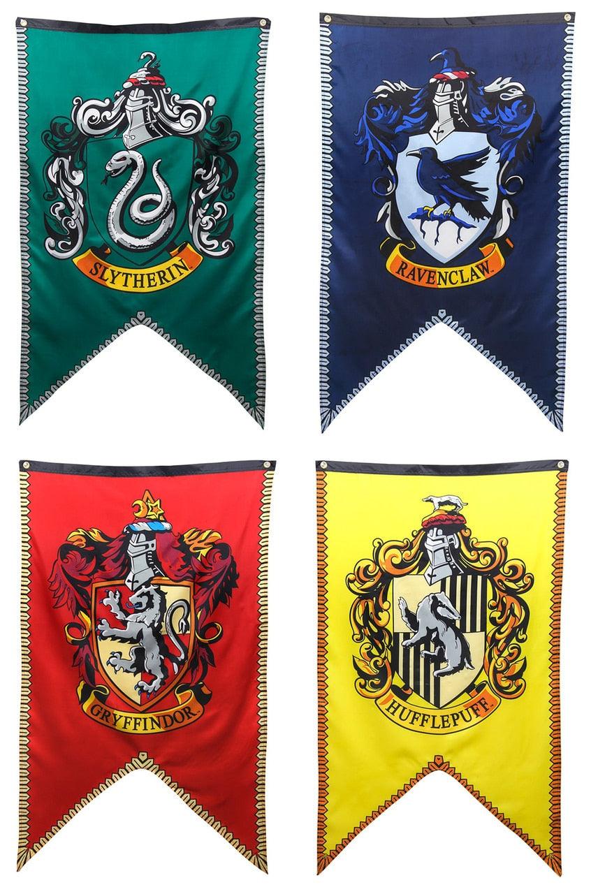 Hogwarts Houses Indoor Wall Banners-tvso