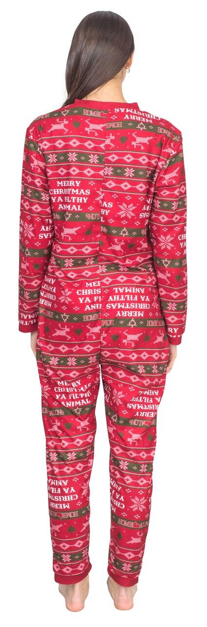 Home Alone Merry Christmas Ya Filthy Animal Pajama Union Suit