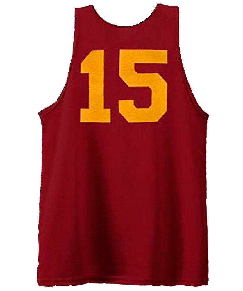Hoosiers Hickory High School Burgundy Jersey Tank Top Halloween Cosplay Costume - TVStoreOnline