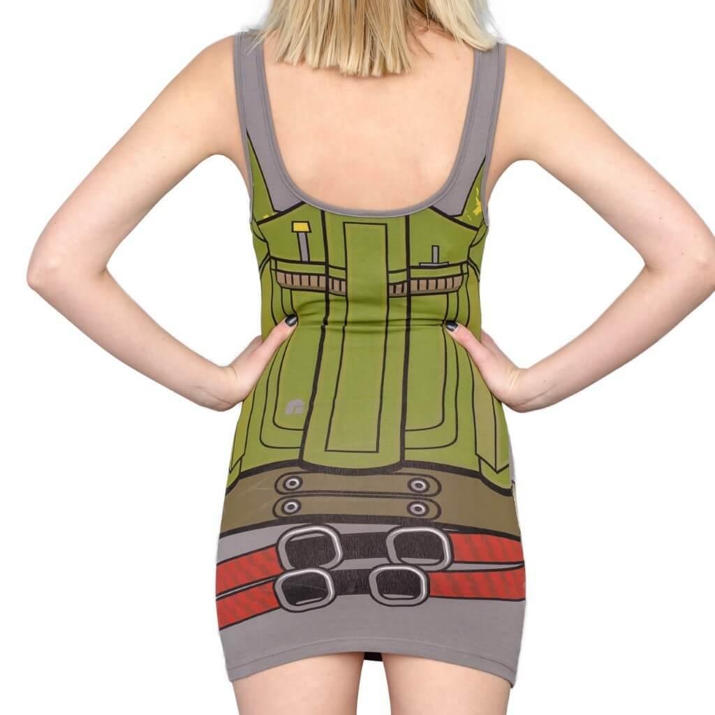 Boba Fett Juniors Costume Tank Top Shirt Movie, Size: Small, Green Boba Fett Juniors Costume Tank Top Shirt Movie, Size: Small, Green