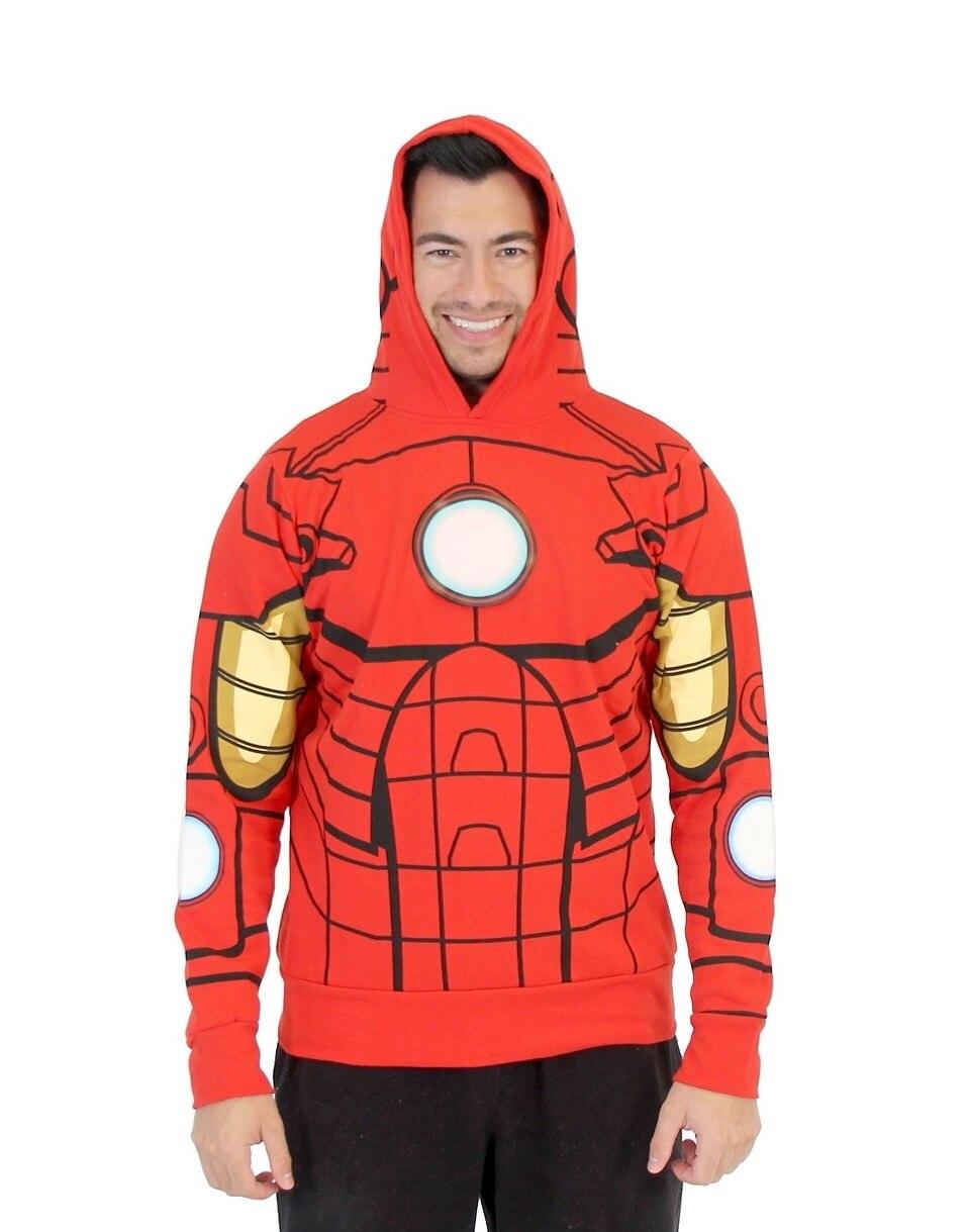 I Am Iron Man LED Light Up Hoodie Sweatshirt-tvso