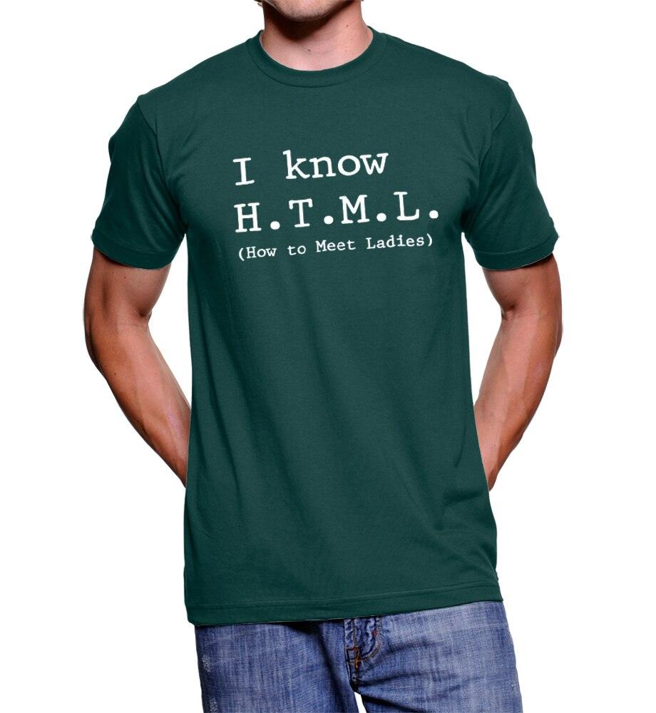 I Know HTML How to Meet Ladies T-shirt-tvso