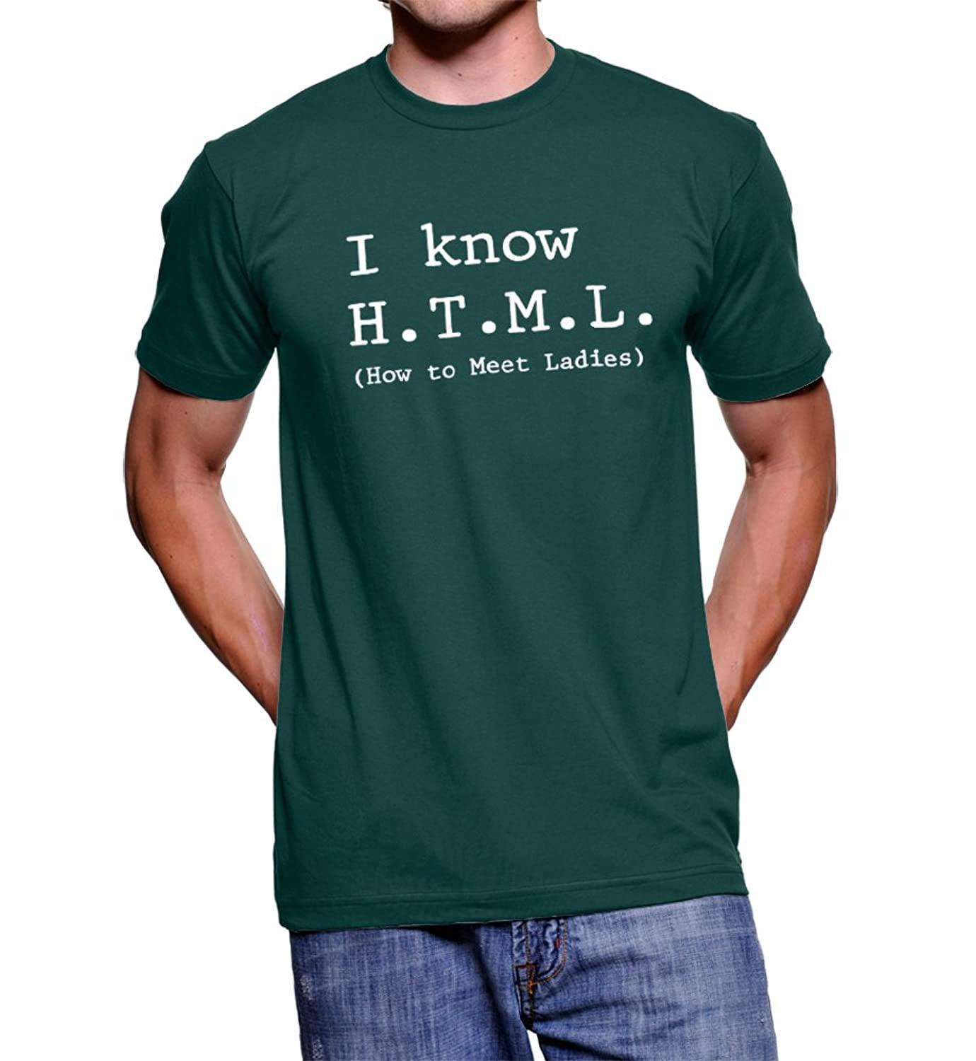 I Know HTML How to Meet Ladies T-shirt - TVStoreOnline