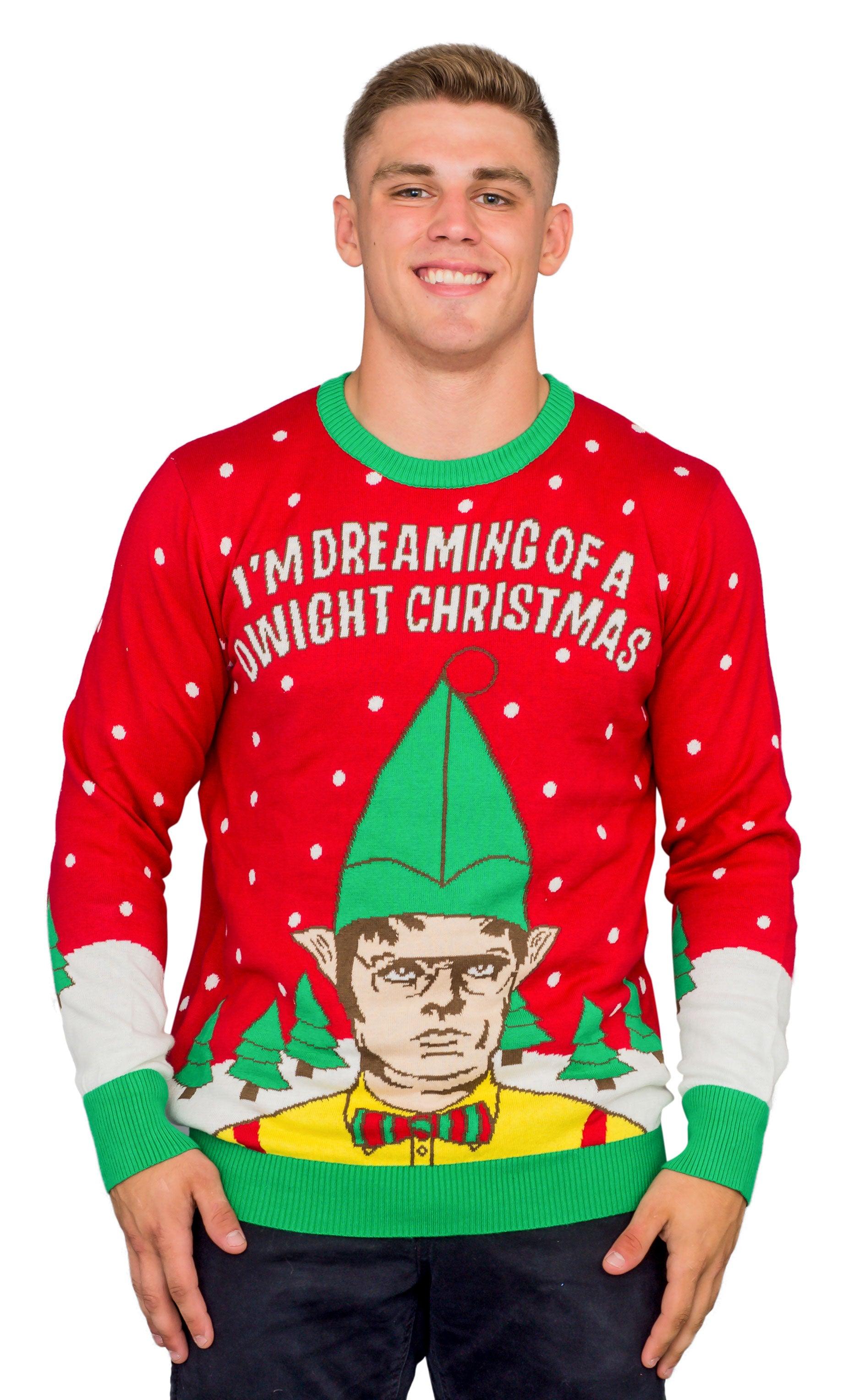 I'm Dreaming a Dwight Christmas Adult Ugly Sweater - TVStoreOnline