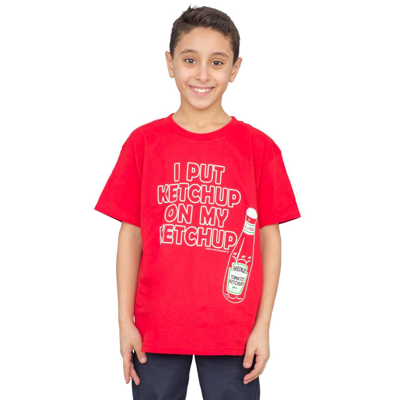 I Put Ketchup on My Ketchup Youth T-shirt-tvso