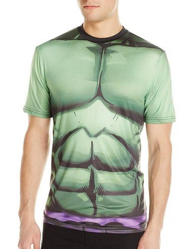 Incredible Hulk Performance Athletic Sublimated T-Shirt-tvso
