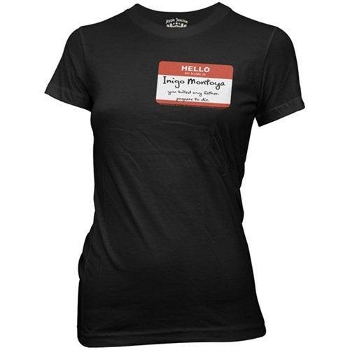 Inigo Montoya Badge Nametag T-Shirt-tvso