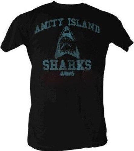 JAWS Amity Island Sharks T-Shirt-tvso
