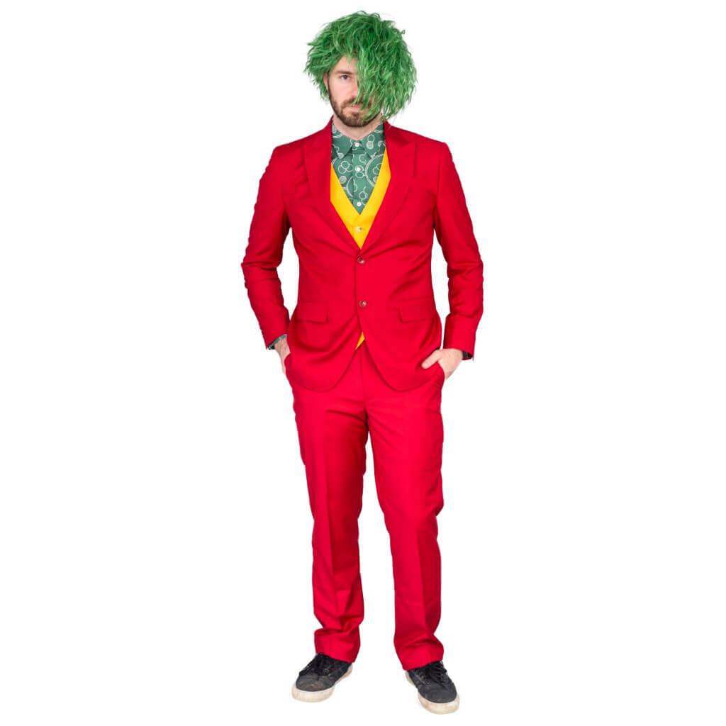 Joker Psycho Clown Costume Set-tvso