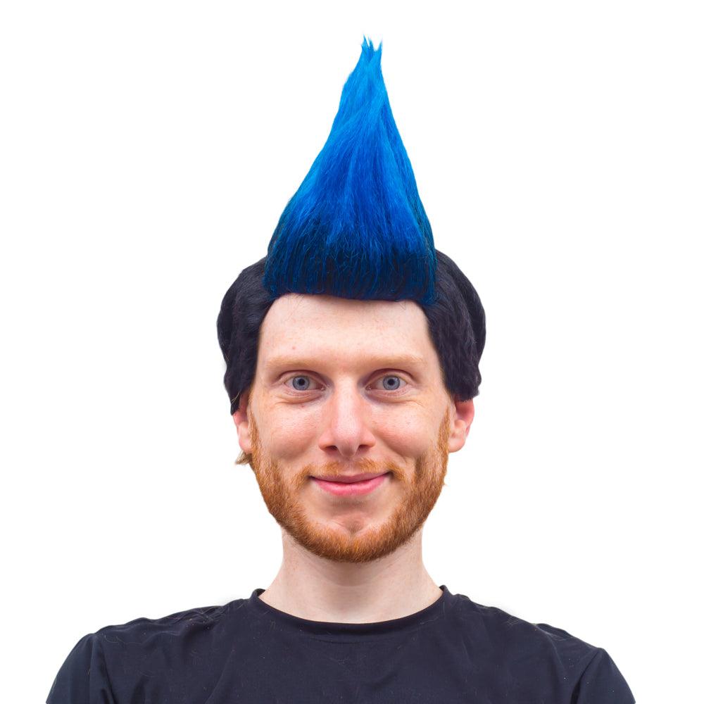 Karate Cobra Mohawk Halloween Costume Blue or Red Wig Cosplay - TVStoreOnline