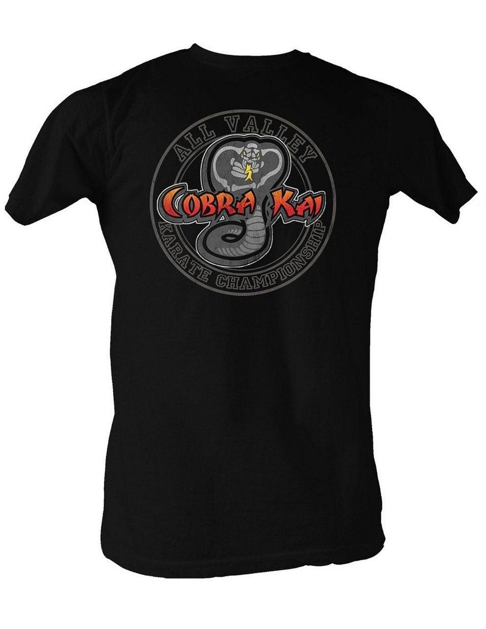 Karate Kid All Valley Cobra Kai Logo T-shirt-tvso