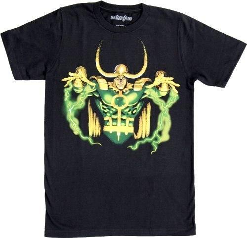 Loki God of Mischief Hands Up T-Shirt-tvso