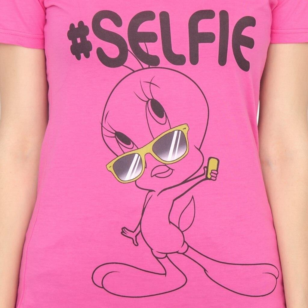 Looney Tunes Tweety #Selfie T-Shirt-tvso