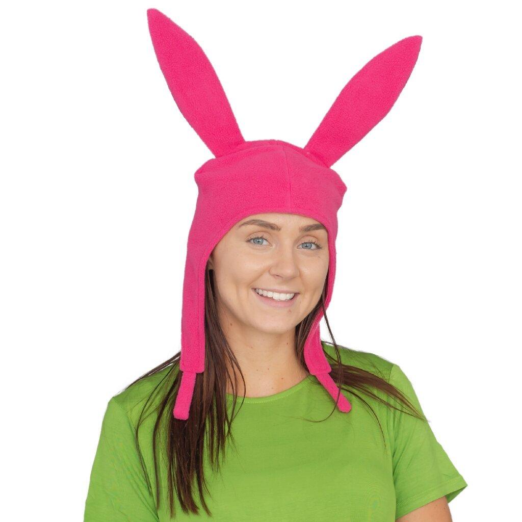 Bob's Burgers Louise Hat with Green Dress Costume Set XL